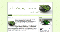 Desktop Screenshot of johnwigleytherapy.co.uk